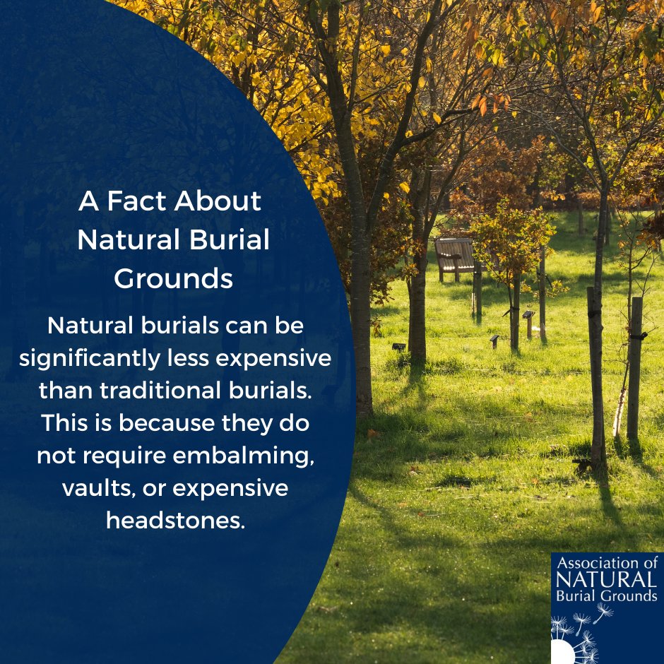 To help spread awareness of natural burial grounds and to assist families in making an informed decision, the Association of Natural Burial Grounds will be posting a series of facts about natural burial grounds over the coming months. Keep an eye out for these interesting facts!