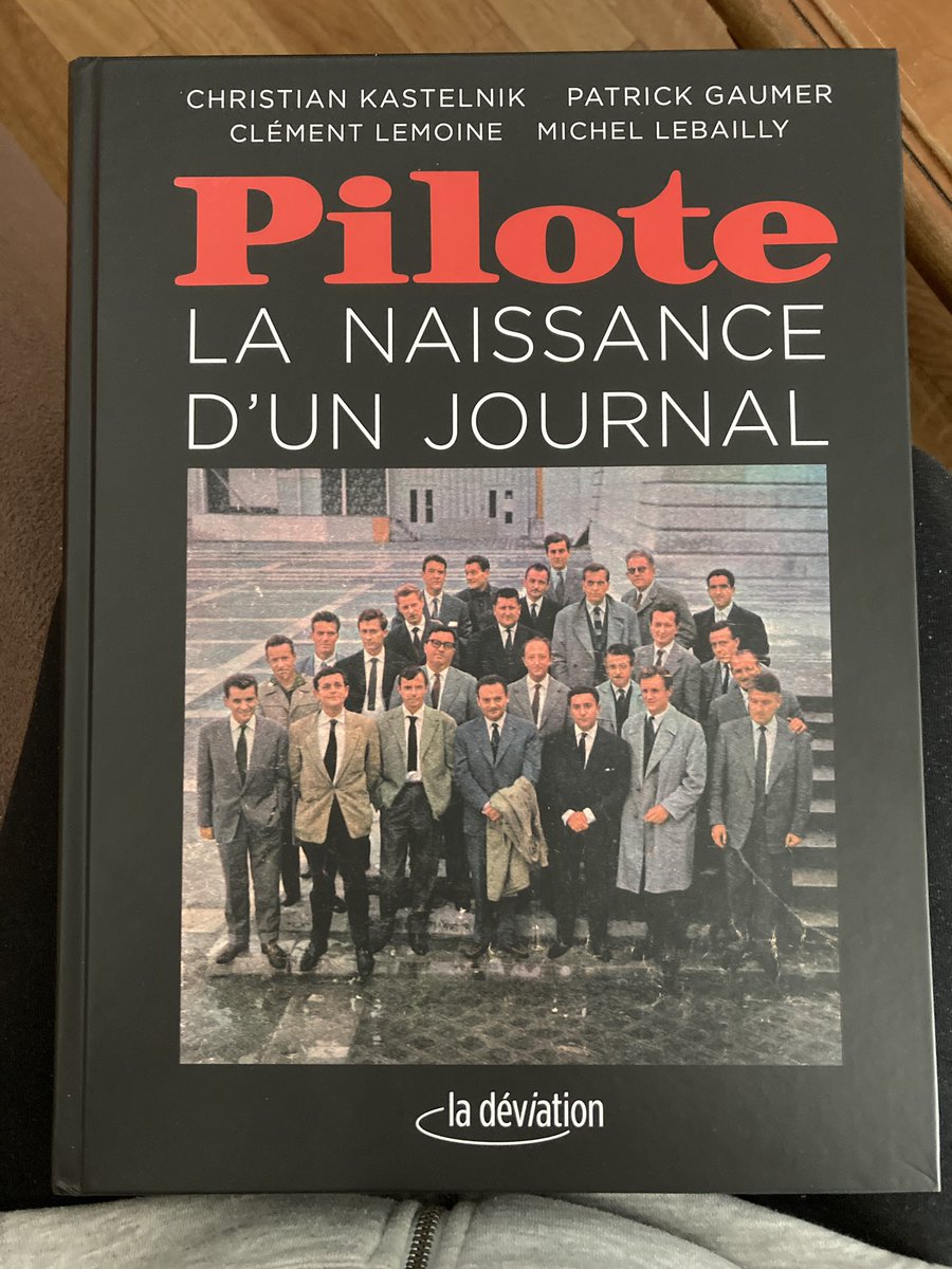 La lecture du moment… Pilote, la naissance d’un journal est absolument captivant et extrêmement documenté. Un indispensable. @AssoACBD @sceneario @zoolemag @cestacherbourg