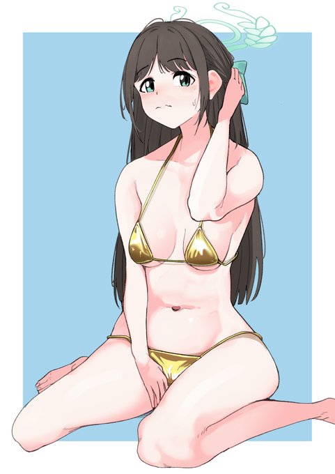 金ビキニを着せたぜ!!GWなのでな! 