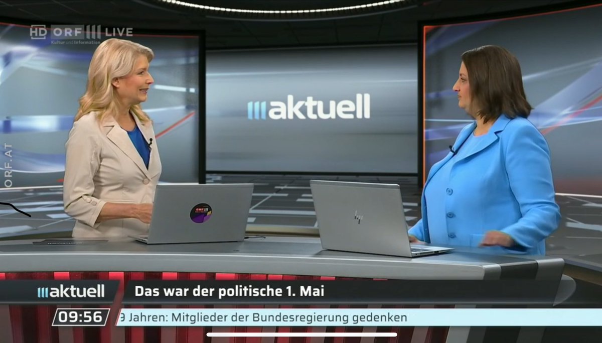 Arbeitsmarkt, politischer 1. Mai, Coronahilfen, Zentralmatura und vieles mehr heute in #ORFIIIaktuell, vor allem aber eine fulminante Premiere von @reginapoell bei @ElisabethVogel1 als politische Kommentatorin. 
Bis 13 Uhr in #ORFIII