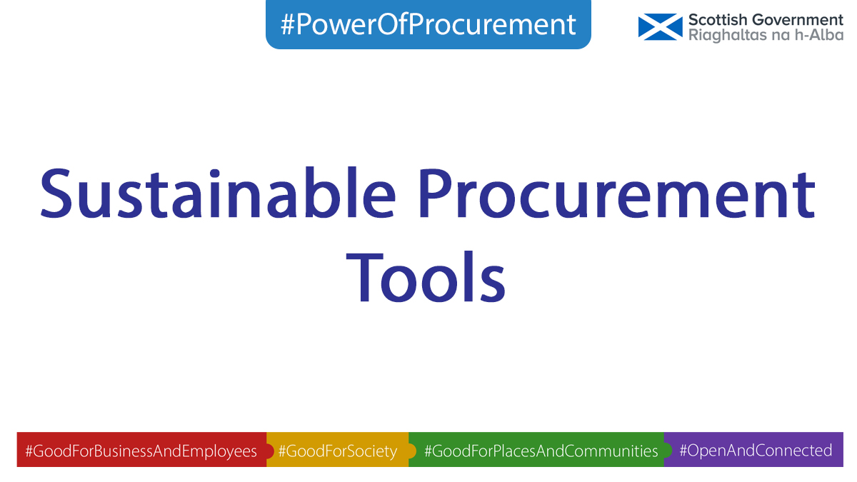 🎦 We have added two new case studies and a number of ‘how to’ user guide videos on to the Sustainable Procurement Tools website.

Find out more and watch our case studies included within our recent blog: blogs.gov.scot/public-procure…
