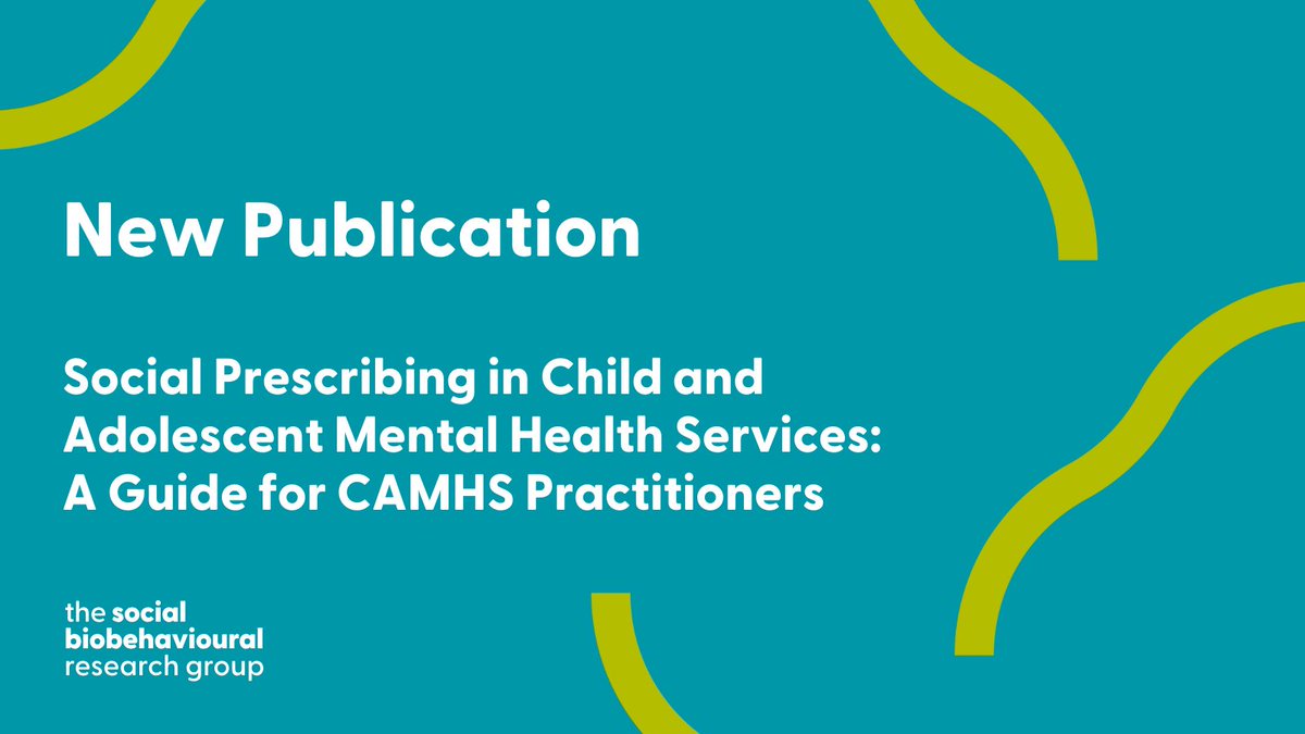 How can #SocialPrescribing help #YoungPeople waiting for #MentalHealth support?

ICYMI: We've published a new guide sharing learning from our Wellbeing While Waiting Study 🔖