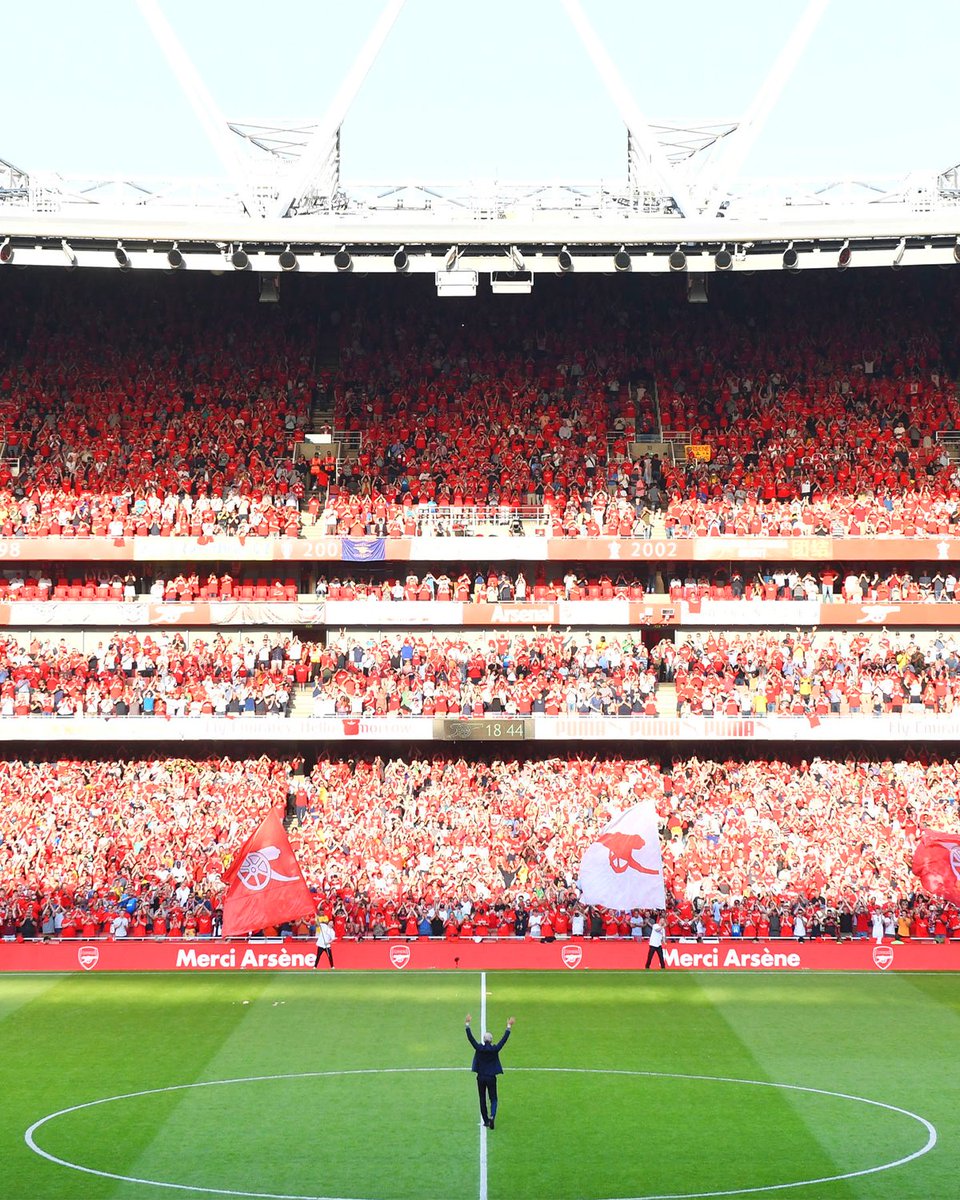 📅 #OTD in 2018, Arsene Wenger said goodbye to the Emirates 🔴🏟️👋