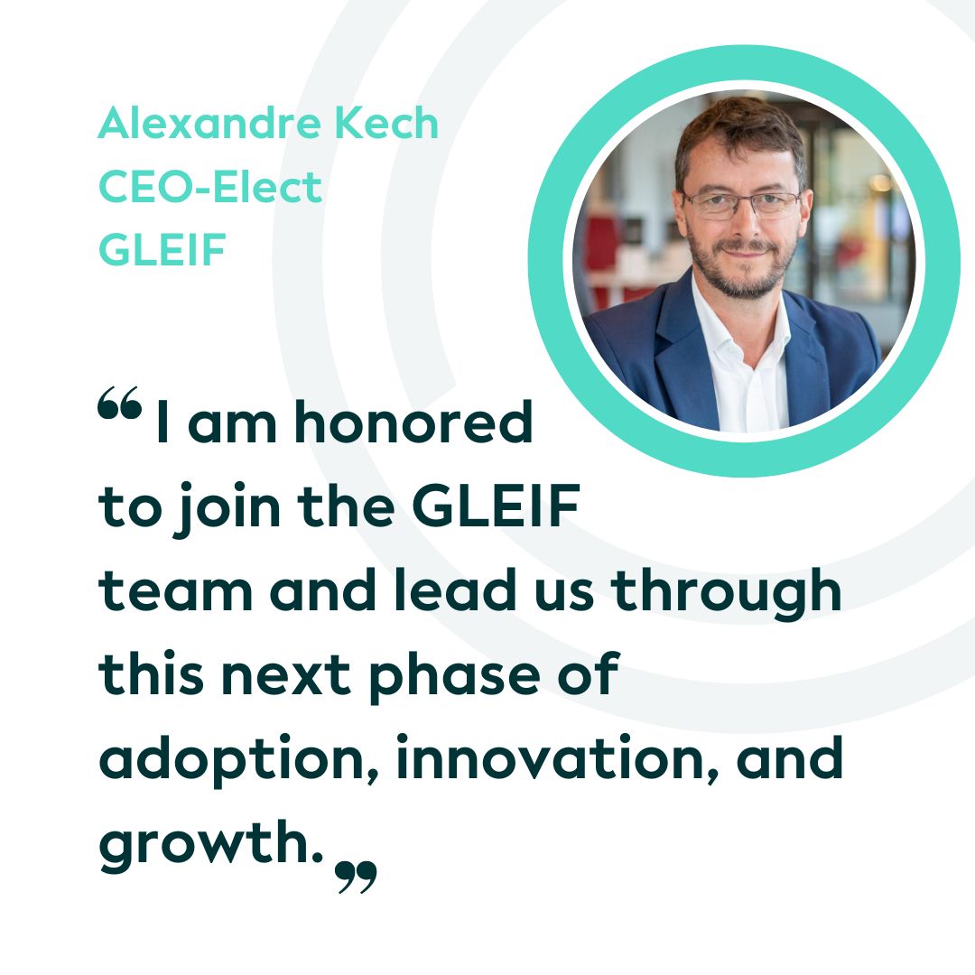 Today, we welcome @AlexandreKech as GLEIF’s CEO-elect, kicking off the transition period with our current CEO, Stephan Wolf. They will work closely together to enable a smooth handover. Alexandre’s mission is clear: enable #GLEIF to realize its full potential and create…