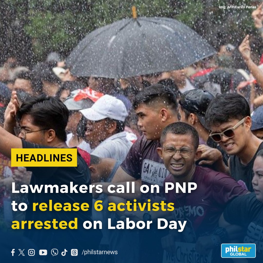Rep. Raoul Manuel said that law enforcers were seen deploying a water cannon in an attempt to disperse the crowd, after which cops from the Manila Police District 'illegally arrested' six activists who were also wounded from the clash. Read: philstar.com/headlines/2024…