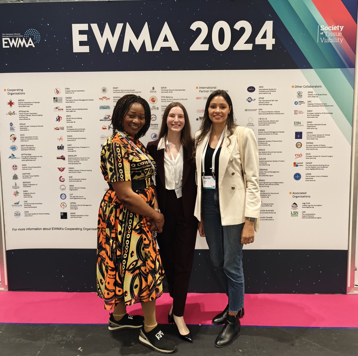 Some of the @RCSI_Nursing team at @EWMAwound 🇬🇧 #EWMA2024 @aglecia @ComfortChima2 @RCSI_SWaT