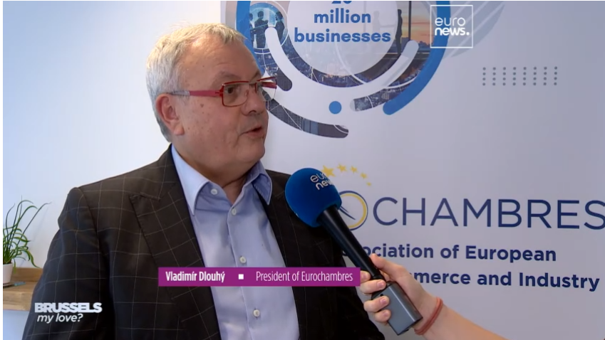 As the 2019-2024 @Europarl_EN term concluded with a flurry of key plenary votes, our President @VladimirDlouhy reflected on whether #MEPs did a good job for businesses on @euronews #BrusselsMyLove hosted by @MeabhMcMahon with @jduch & @DeirdreCluneMEP ➡bit.ly/3WoWEKJ