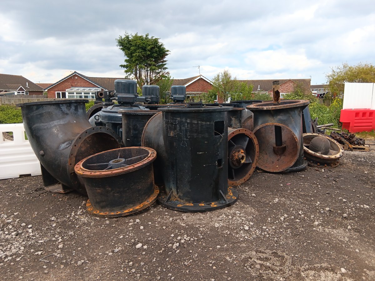 Fantastic progress at Trusthorpe Pumping Station, demolition and strip out phase almost complete, week 9/36 programme. Keep up the good work @bh_construction #pumpingstationrefurb #coastalresilience