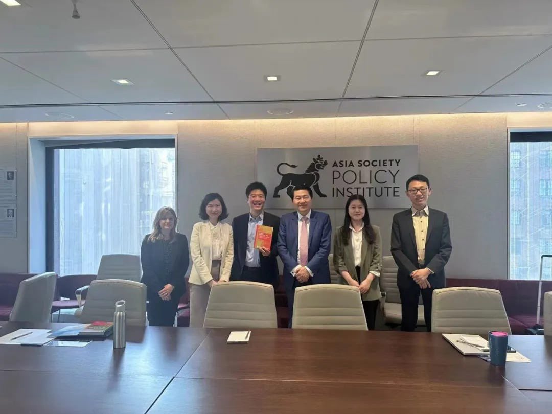 During their stay in New York, CCG delegation visited the @AsiaPolicy Asian Society Policy Institute’s Center for China Analysis for a discussion with Jing Qian, the Center’s Co-Founder and Managing Director, and his team.