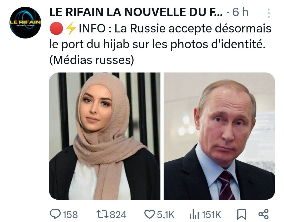 Un pro hamas qui prend Poutine comme exemple, c'est raccord.
On ne lui rappellera pas les civils massacrés en Syrie, la guerre d'Afghanistan ou bien de tchéchénie.