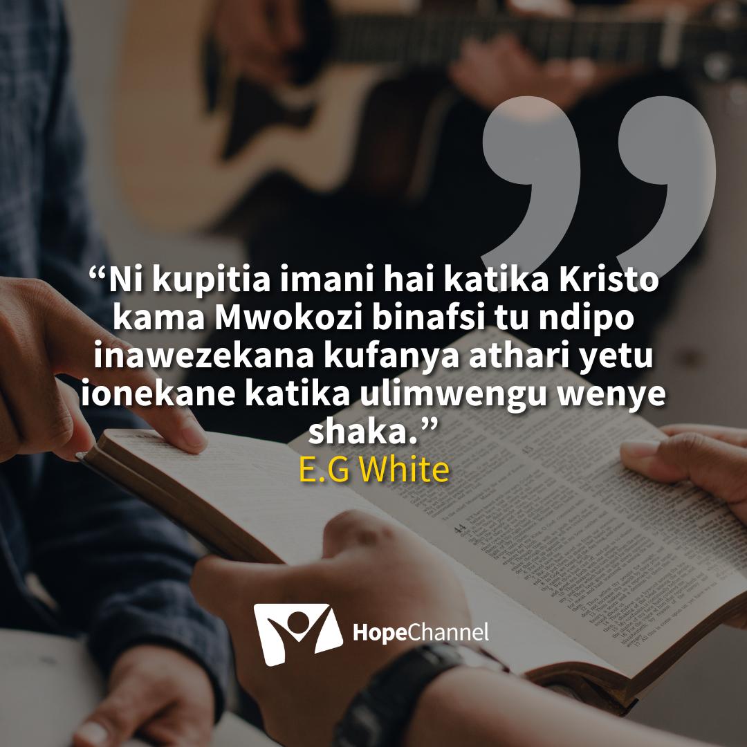 Mwanga wa Imani yetu katika Yesu huangaza katika giza la shaka, ukitoa matumaini na nguvu kwa wote wanaosonga mbele. Tuwe watumishi wa upendo na matumaini, tukieneza nuru yake kwa ulimwengu unaohitaji mwongozo. Ushindi wetu uko katika Imani yetu. #MwangaWaImani #YesuNiTumaini