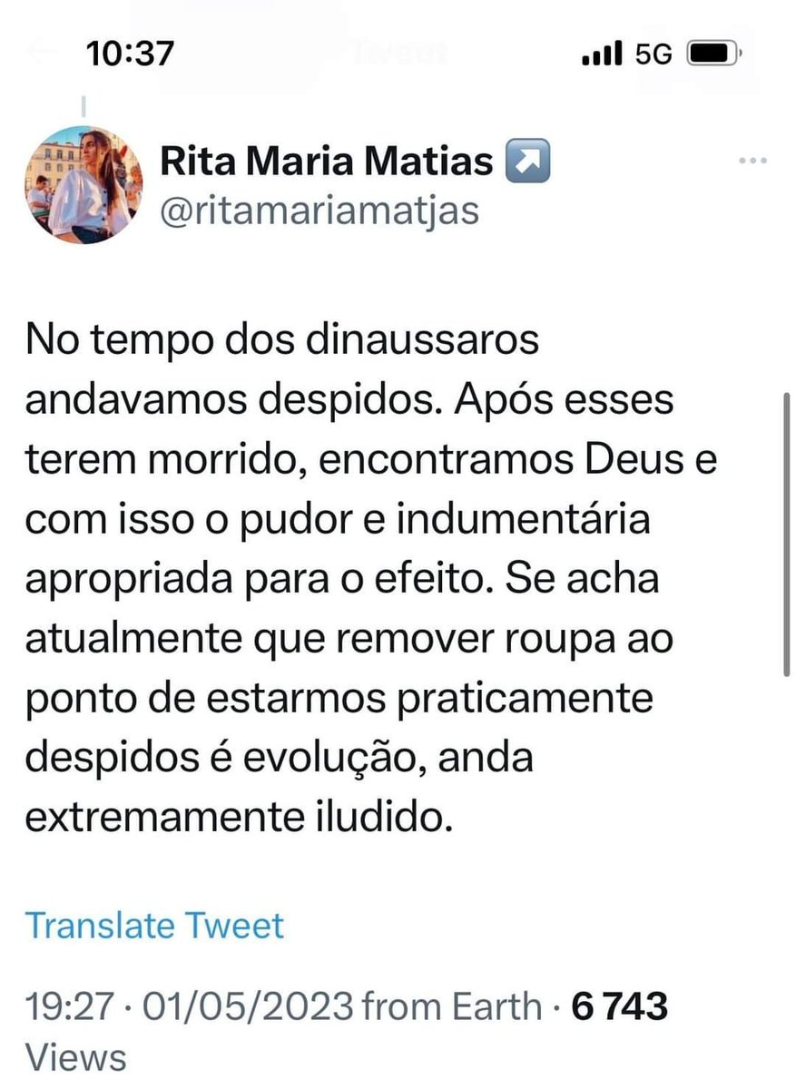 A gente estava cá no tempo dos dinaussaros?