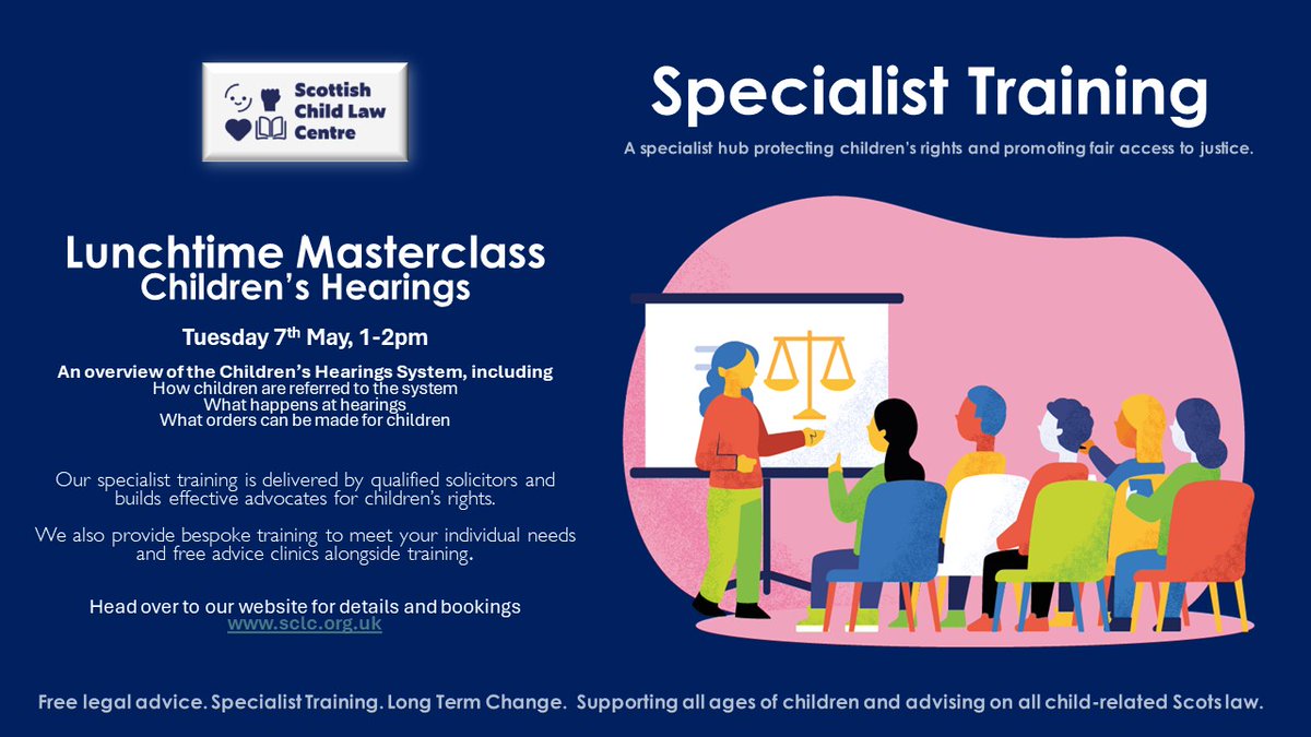 “I found the information was presented well and a very complicated piece of legislation was given good examples which enabled me to understand it better.” Positive feedback received about our specialist #childlaw & #childrensrights training. Book your place.