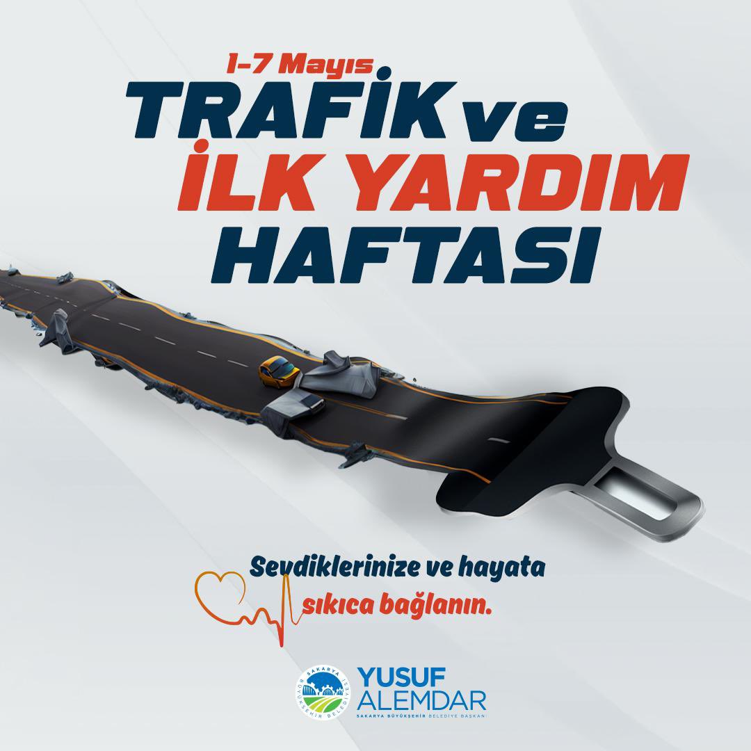 Trafik Hayattır 🚦🚸 Trafikte dikkat, ilkyardımda bilinç hayat kurtarır. Trafik ve İlkyardım Haftası kutlu olsun. #TrafikveİlkYardımHaftası