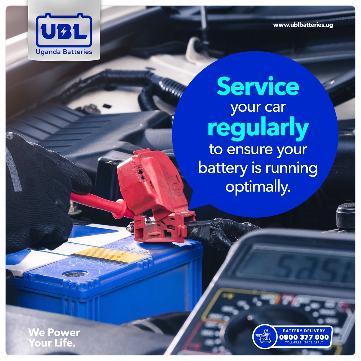 Regular car servicing is an investment in your vehicle’s performance, longevity & safety.

Take charge of your car’s well-being today !
#UgandaBatteries #WePowerYourLife