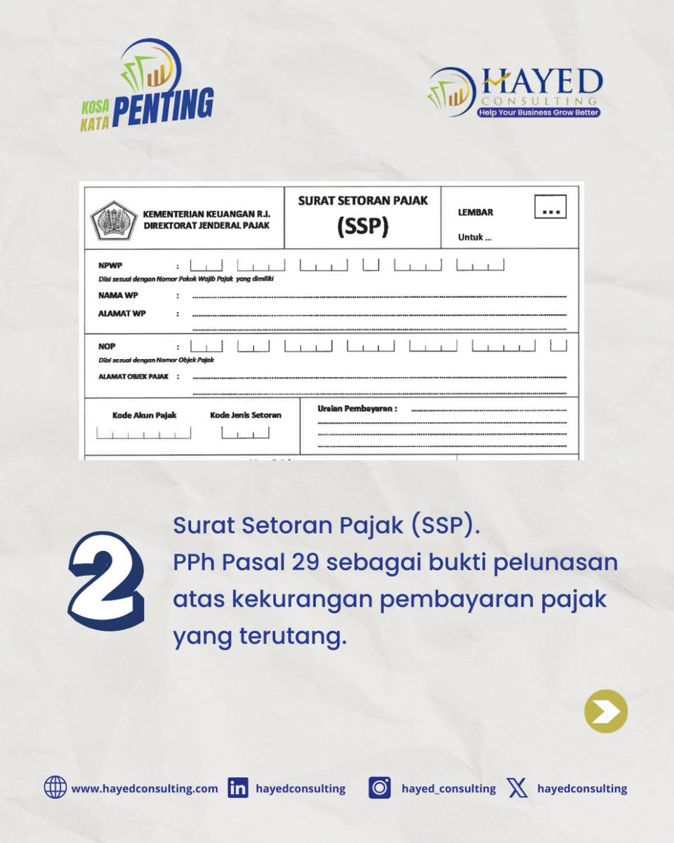 hayedconsulting's tweet photo. Kesulitan menyelesaikan segala persyaratan Lapor SPT Tahunan? 
Konsultasi aja di Hayed Consulting! 
Hubungi : 0811-9001-009
#spttahunan #pph21 #pphmasa #laporpajak #laporspt #laporspttahunan #laporsptbadan #laporsptpribadi #jasalaporpajak #jasalaporspt #jasalaporsptbadan https://t.co/1pZmW3OqrW