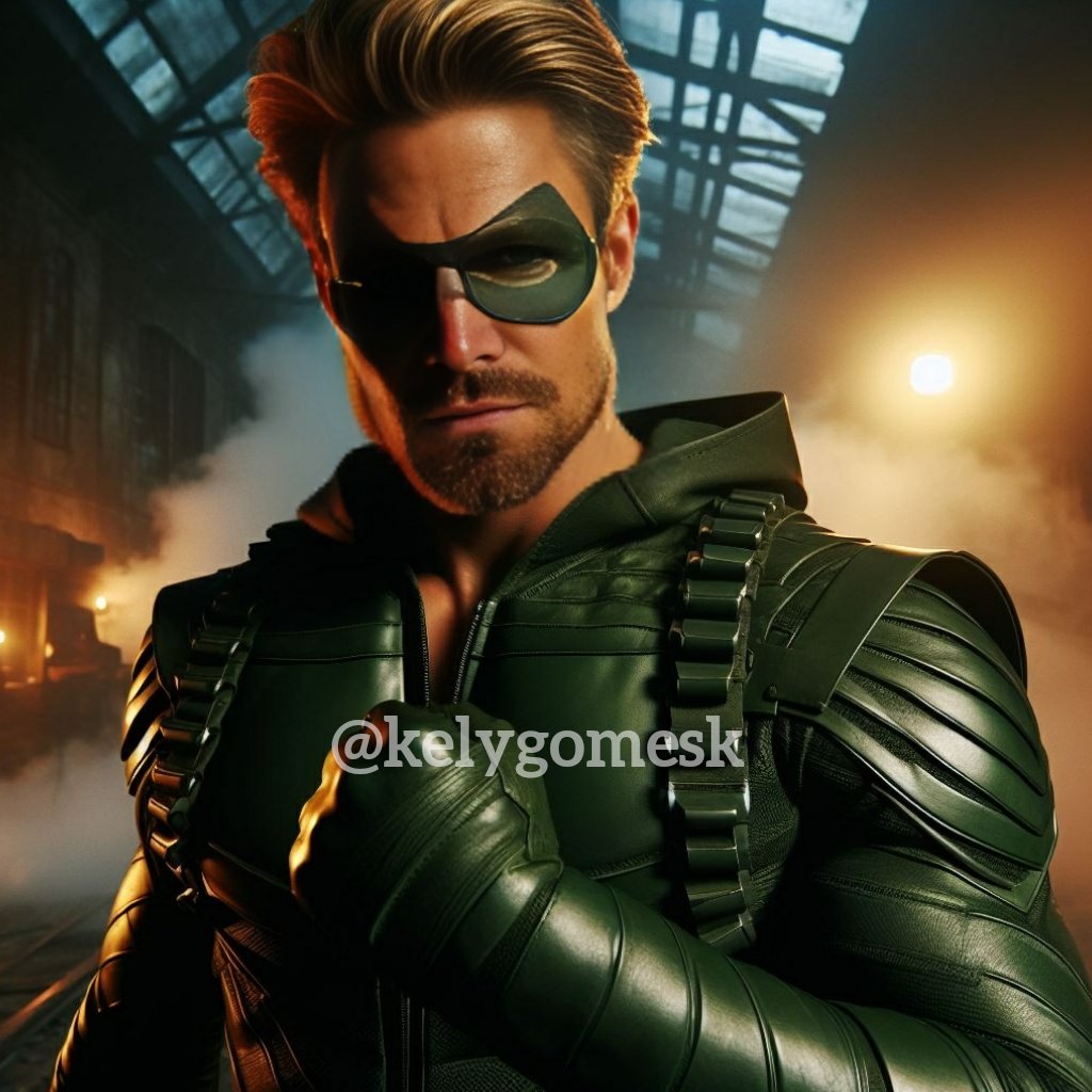 #StephenAmell #GreenArrow 
Feito por AI.
❤❤❤❤❤
@marabrazil2