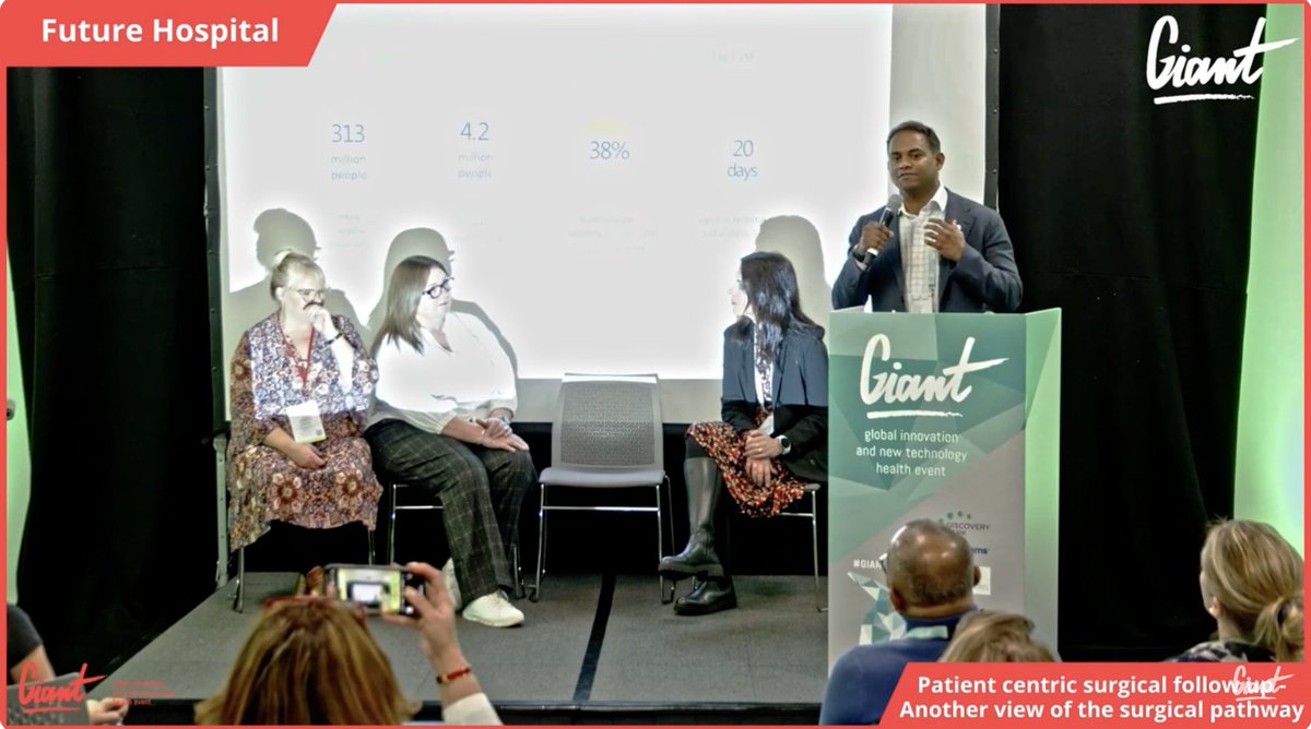 A heartfelt thank you Chindu Kabir @PostOp8 for an inspiring discussion at #GIANT2023 about Patient centric surgical follow up-Another view of the #surgical pathway.
📽Full recording:
youtube.com/watch?v=PrzkCy…
We are looking forward to see you at #GIANT2024👉giant.health