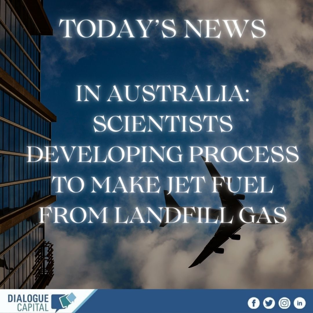 In the spotlight: Australian Scientists Developing Process to Make Jet Fuel From Landfill Gas ✈

📌shorturl.at/dgrCQ  

#jetfuel #landfillgas #wastetoenergy #infrastructure #realassets #weconnectwebuildweboost #dialoguecapital