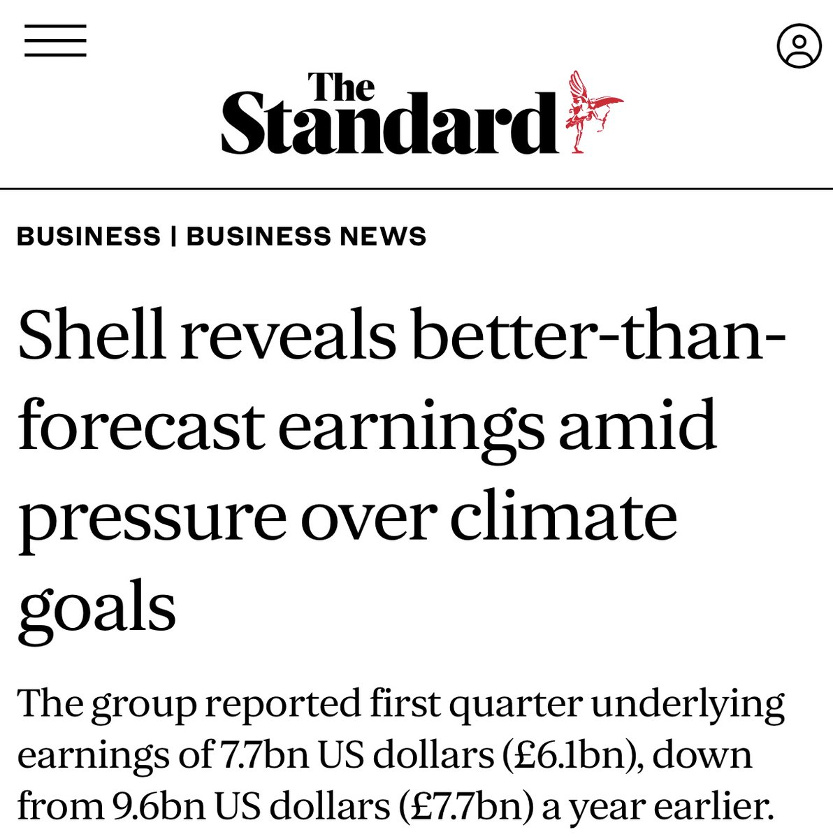 BREAKING ⚠️ @Shell has posted profits of £6.1 BILLION for the first three months of 2024 💷 This is obscene! We NEED a government that puts ordinary people's interests before the energy industry's profits, by investing in permanent solutions to the energy crisis.