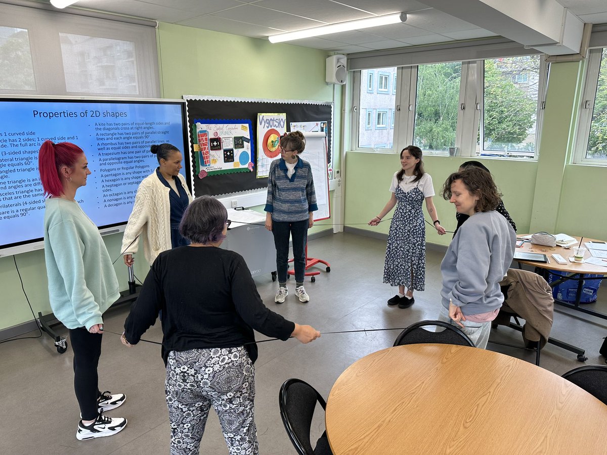 Today's training with Fran involves diving into the world of shapes, space, and positioning! From squares to irregular polygons, we're discovering creative ways to manipulate geometric wonders. #shape #Maths #Exploration #LETTA #polygons #NRICH @LETTA_Trust @nrichmaths