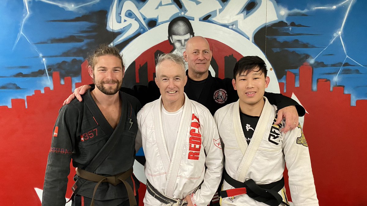 BJJ_NZ's tweet photo. Huge congrats to these 2 absolute legends!
Reece gained his mighty Brown Belt and Dan reached the massive milestone of BJJ Black Belt.

Well done boys! https://t.co/3Fv84R0cpY
