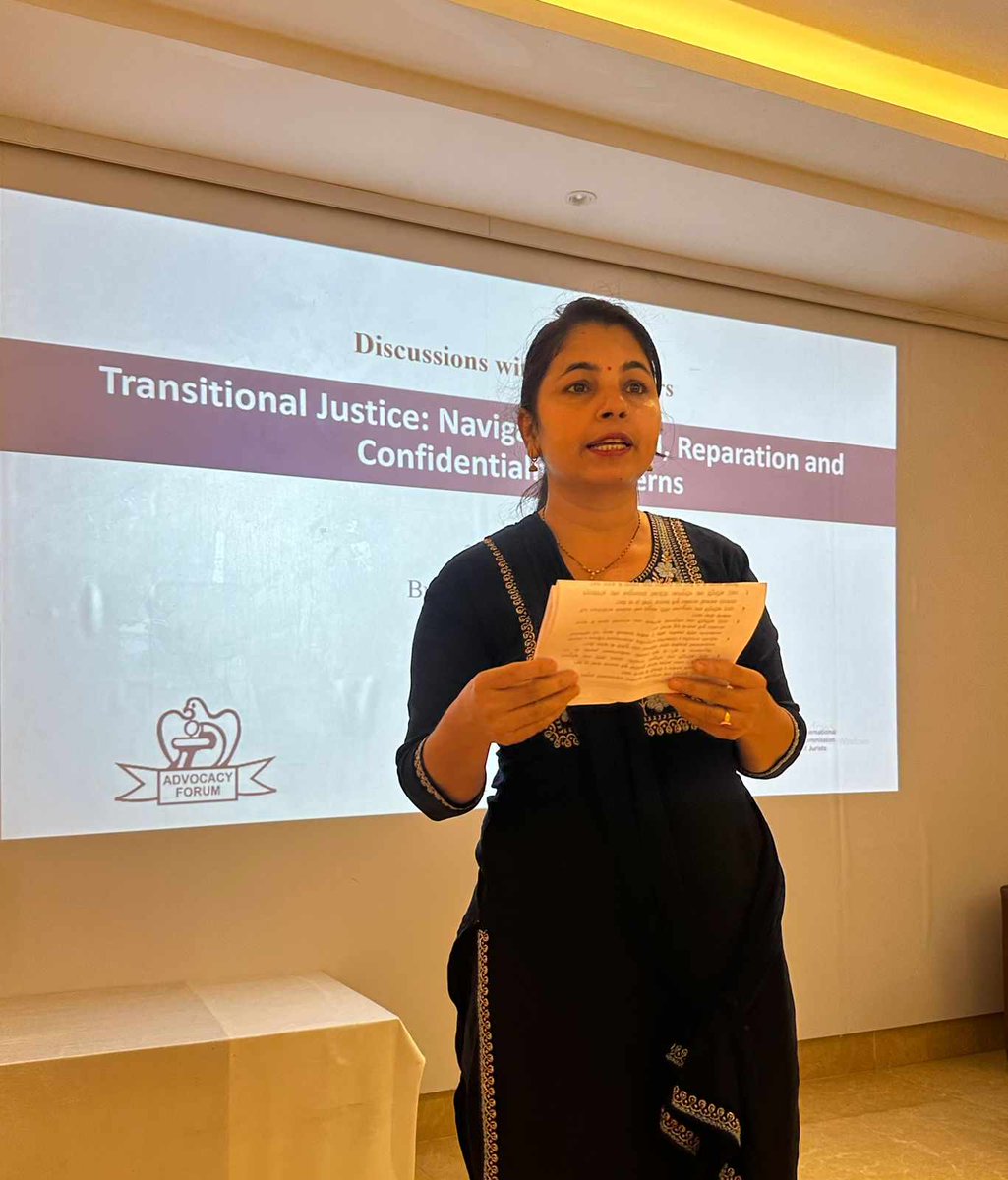 Advocacy Forum-Nepal, in collaboration with the International Commission of Jurists, organised a discussion programme on 'Transitional Justice: Navigating NAPII, Reparation and Confidentiality Concerns' on 30 April 2024 at Butwal, Lumbini Province.
#TransitionalJustice #women