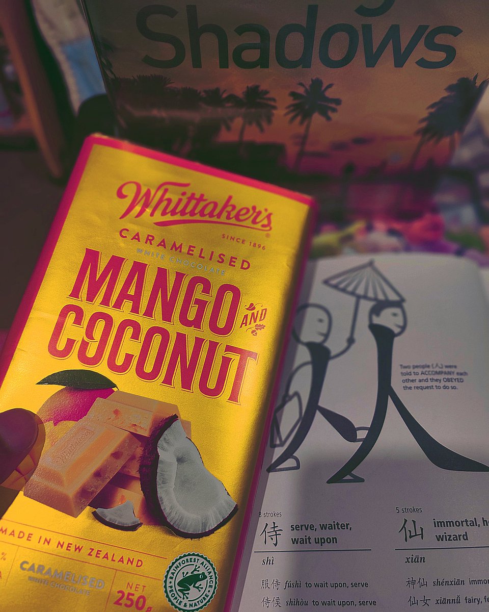 Something sweet for sweet people Mango and coconut are my favourites, it's become a childhood obsession. But the question is how did Whittaker know about it? #mysecrets #whittaker #sweetpeople #sweetness #chocolate #calm