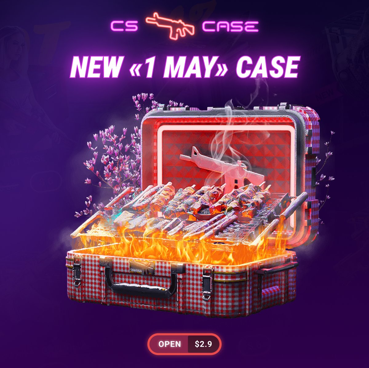 Hi, did you all notice that we released a new case yesterday? 👑 Use special promocode ➡️ TW15 ✅ cscase.com/b/tw