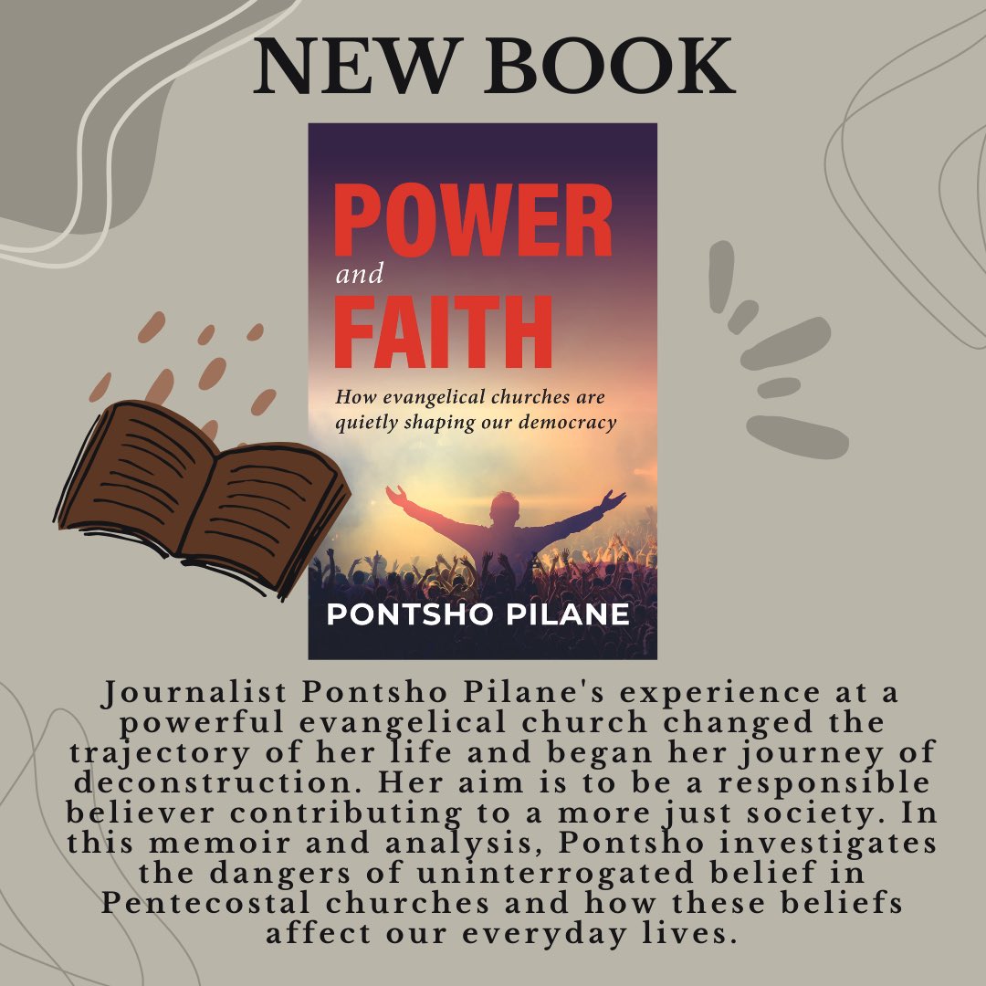 I’m especially excited to discuss Power and Faith at the University of Pretoria, courtesy of @CSAGUP. Join me in conversation with @CHR_HumanRights’s Naledi Mpanza. RSVP: forms.gle/surkt72Dr5gMMj…