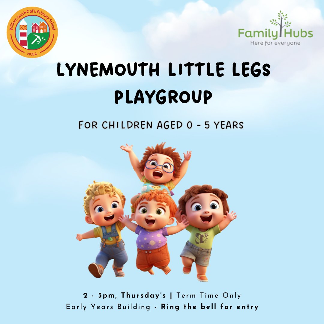 We offer a playgroup for under 5s every Thursday in term time in partnership with Family Hubs - come along and have some fun! @NCEA_Trust @primarydirector