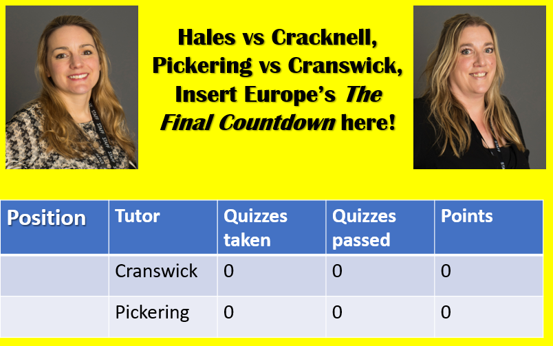 The 2 finalist classes in the Reading challenge go head to head!! Pickering Vs Cranswick! #ReadingChallenge #IncentivesForReading #ThisIsOn #WatchThisSpace