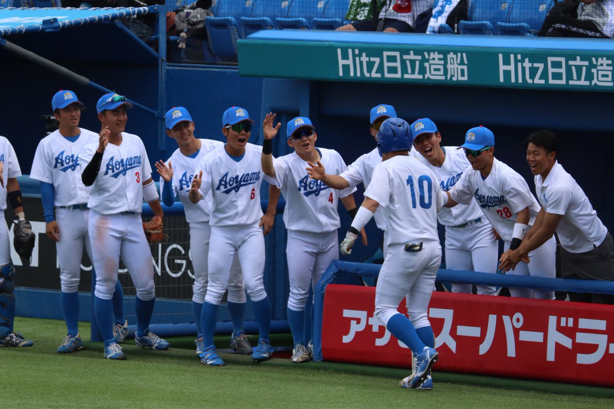 5/2 神宮球場 東都1部 駒澤大学ー青山学院大学 青山学院大学#10 小田康一郎(③中京) ツーランホームラン凄かった👏👏 #小田康一郎 #プレミアムユニバーシティ22 #東都大学野球連盟 #ファインダー越しの青学