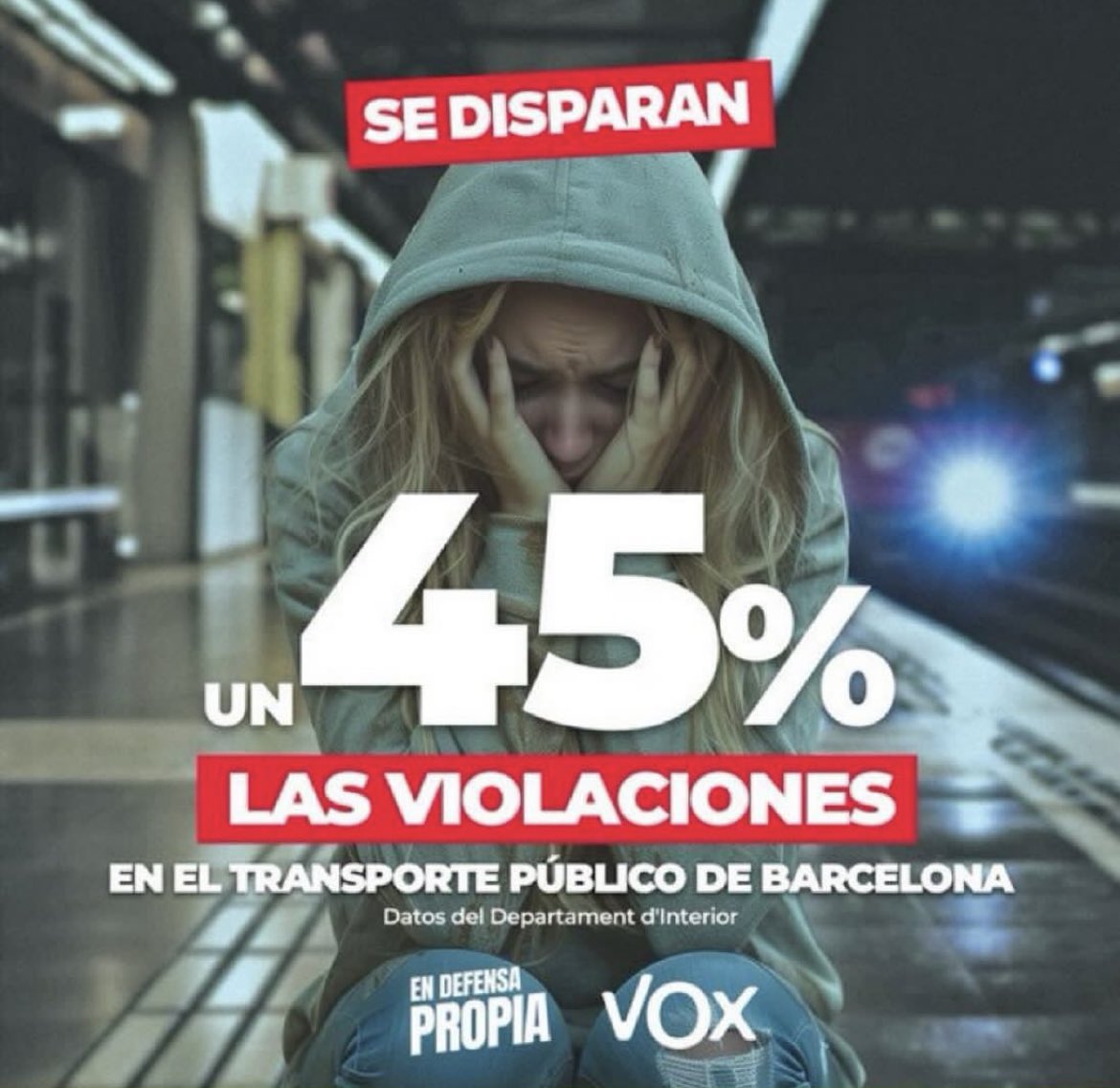 ⛔️Prohiben este cartel de @vox_es en las elecciones de Cataluña. 

🚫Quieren censurar la verdad

🔂Comparte para romper su bloqueo informativo y que llegue a todos los españoles.

#EnDefensaPropia