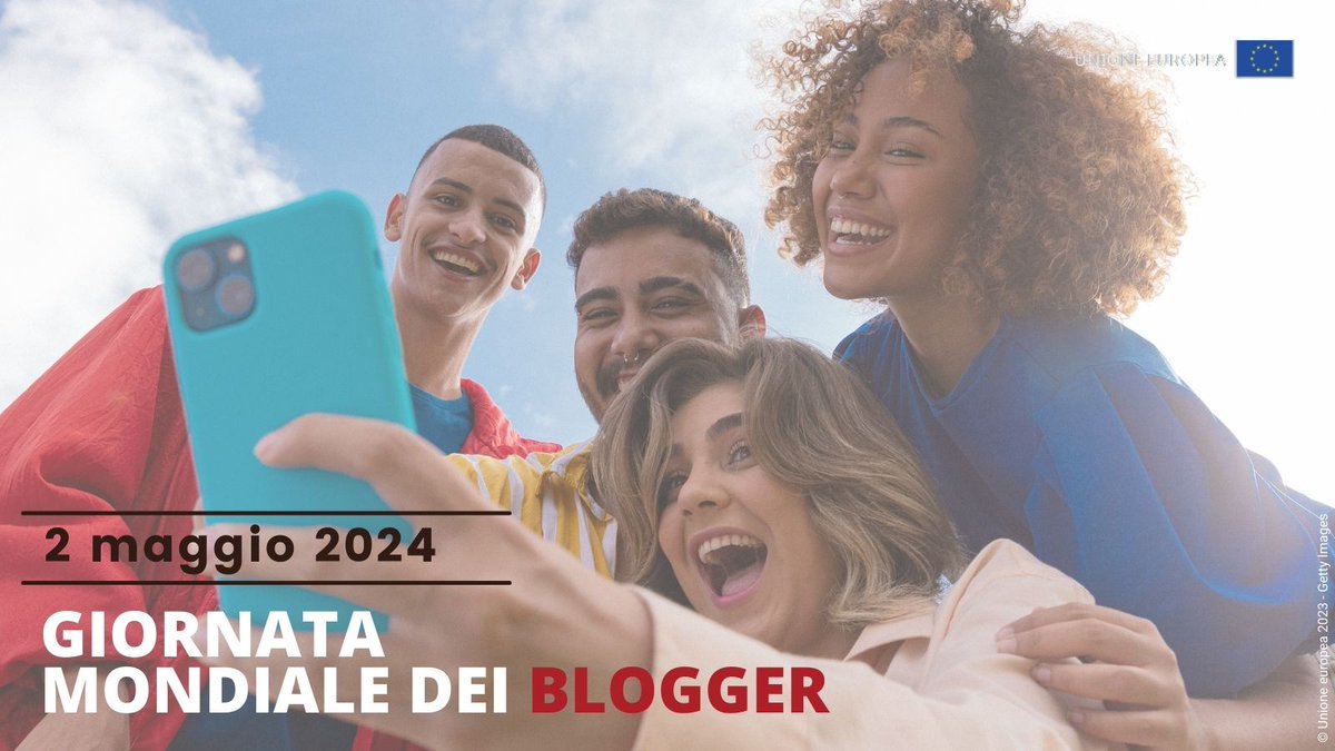Oggi è la Giornata mondiale dei Blogger!

Diventa blogger e racconta il tuo viaggio DiscoverEU!

#DiscoverEU 
#Erasmus+
#EuropeanYouth 
#EuropeanYearofSkills