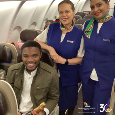As part of our #SAA90 and #Voyager30 celebrations we are giving away, '90' 000 + '30' 000 miles = 120 000 miles on one random flight per month, until December 2024. Here are our lucky onboard winners. 🎉 The miles can be used for a flight on flysaa.com,…