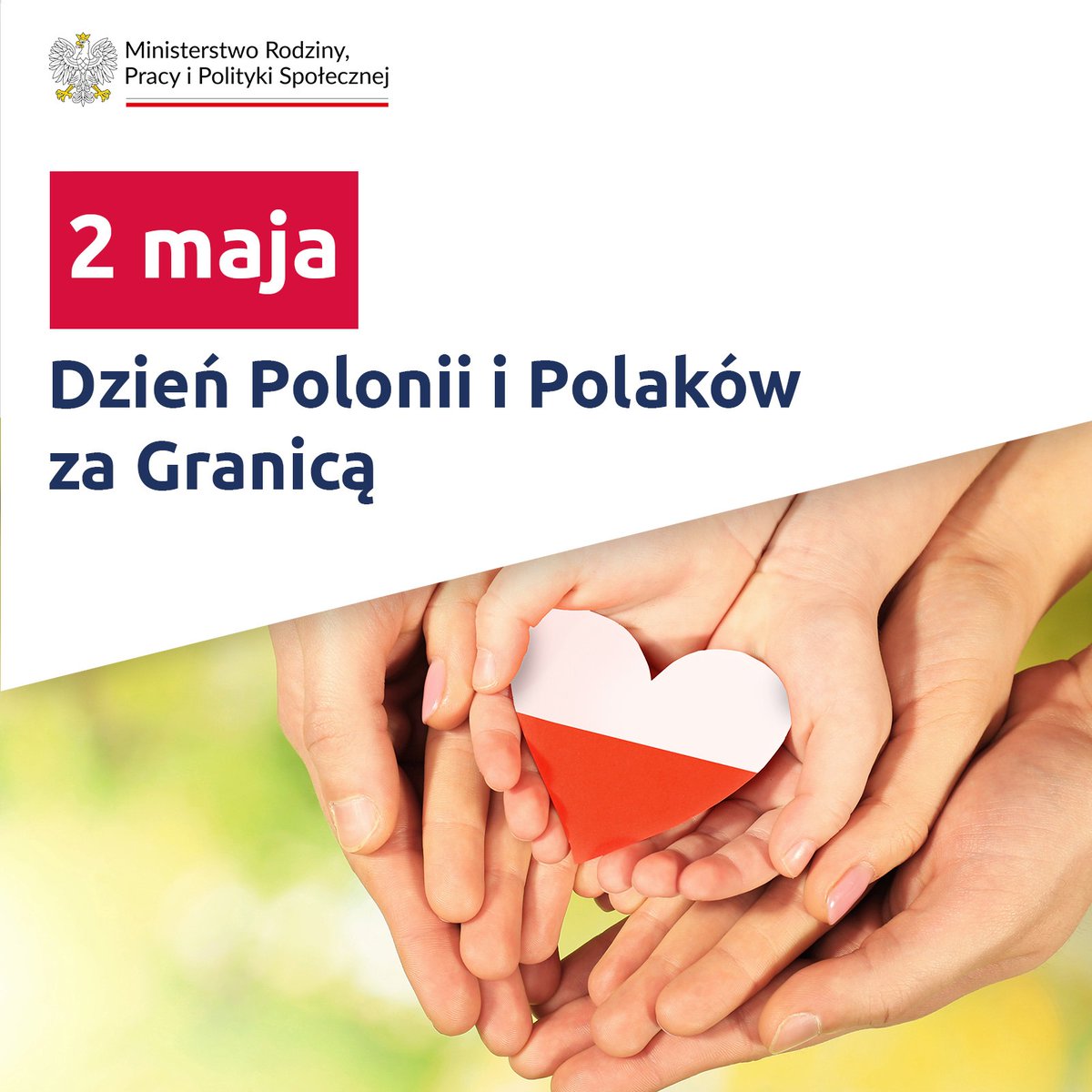 🇵🇱 Dzisiaj obchodzimy również Dzień Polonii i Polaków za Granicą 🌍 Wszystkim Rodakom, niezależnie od tego, gdzie pokierował ich los, składamy najserdeczniejsze życzenia 😊 #DzieńPolonii #DzieńPolakówZaGranicą