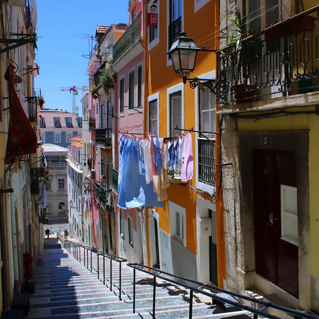 Lisbon isn't a place, it's a feeling. #VisitLisboa visitlisboa.com 📍 Calçada da Bica Grande 📷 @cores_de_lisboa