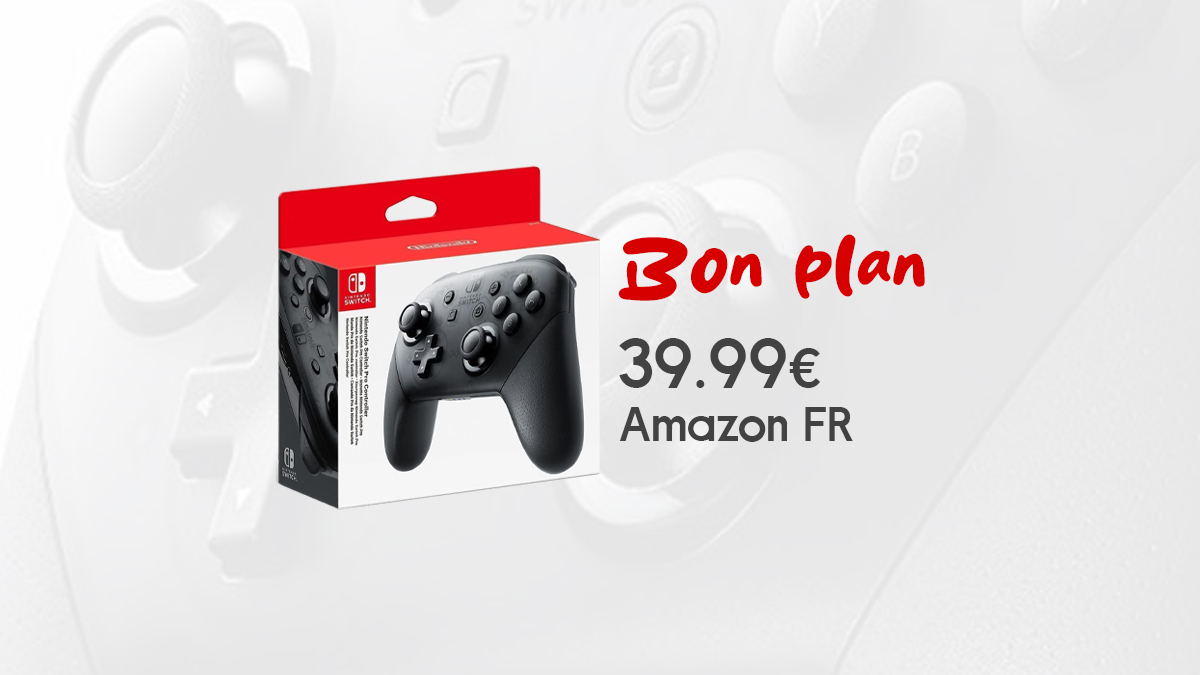 BON PLAN #FrenchDays : encore MIEUX qu’hier !

La manette Pro officielle Nintendo passe à 39.99€ via le code 'FD10' (pensez à bien l’appliquer au panier / valable une seule fois)

Amazon ➡️ amzn.to/3xVP3cm