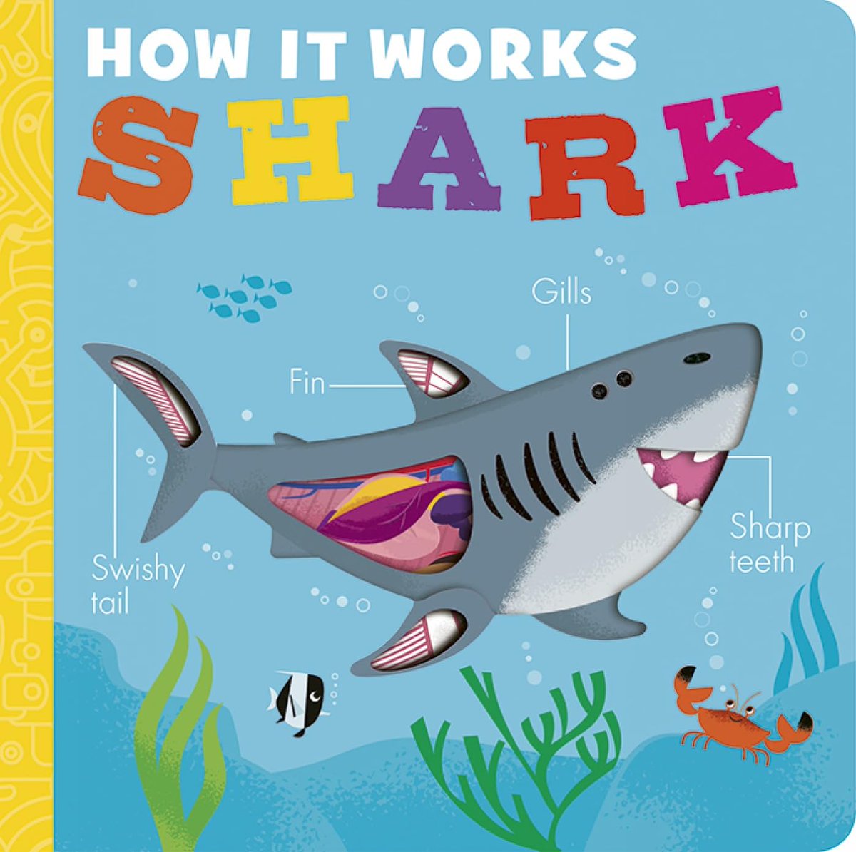 Dive into #MollyLittleboy & #DavidSemple’s How it Works: Shark a fabulous peep-through book packed with brilliant BITE-sized shark facts @books4mine @LittleTigerUK pamnorfolkblog.blogspot.com Review also @leponline later this week!