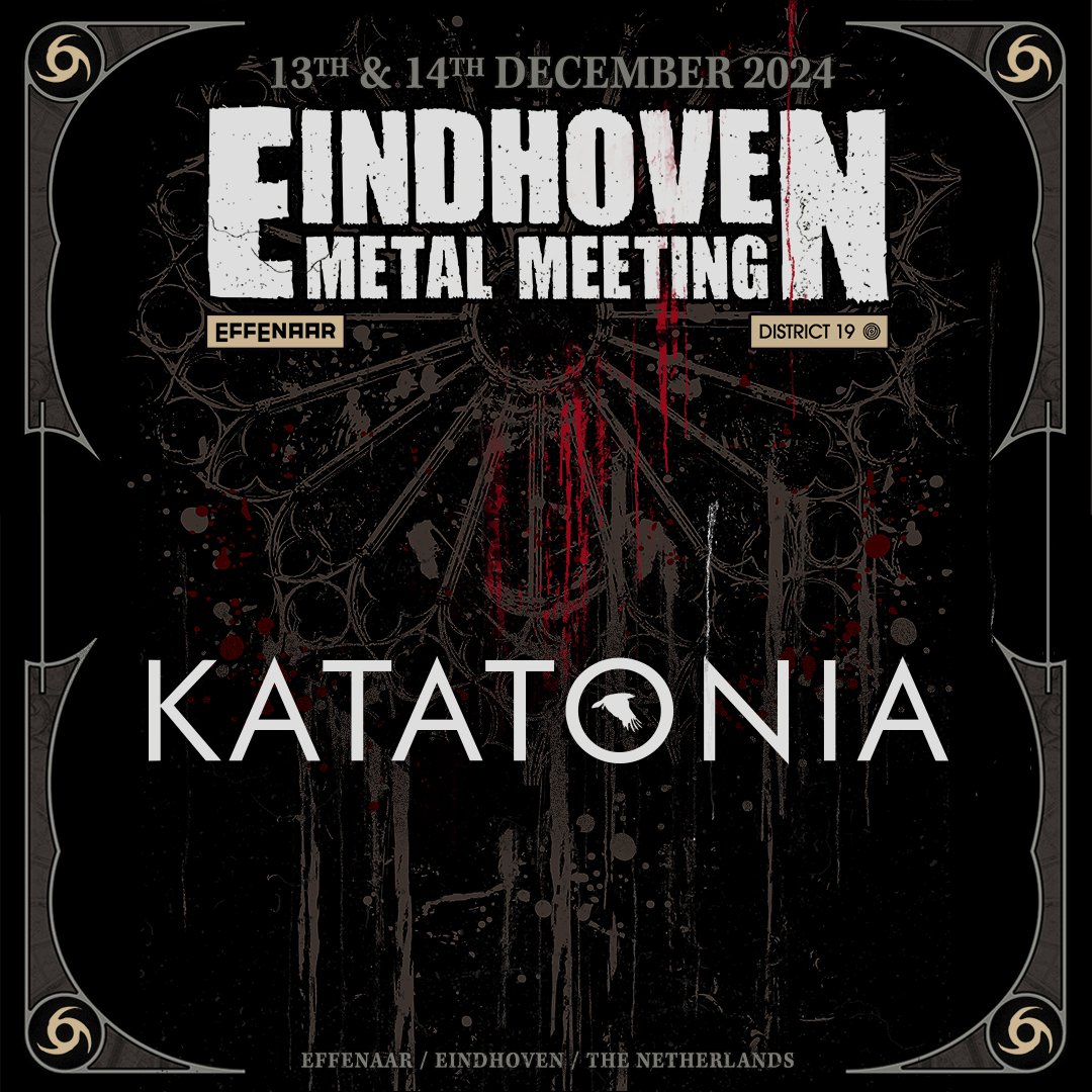 JUST ANNOUNCED! We're headed to Eindhoven Metal Meeting in December! Tickets on sale NOW: eindhovenmetalmeeting.com