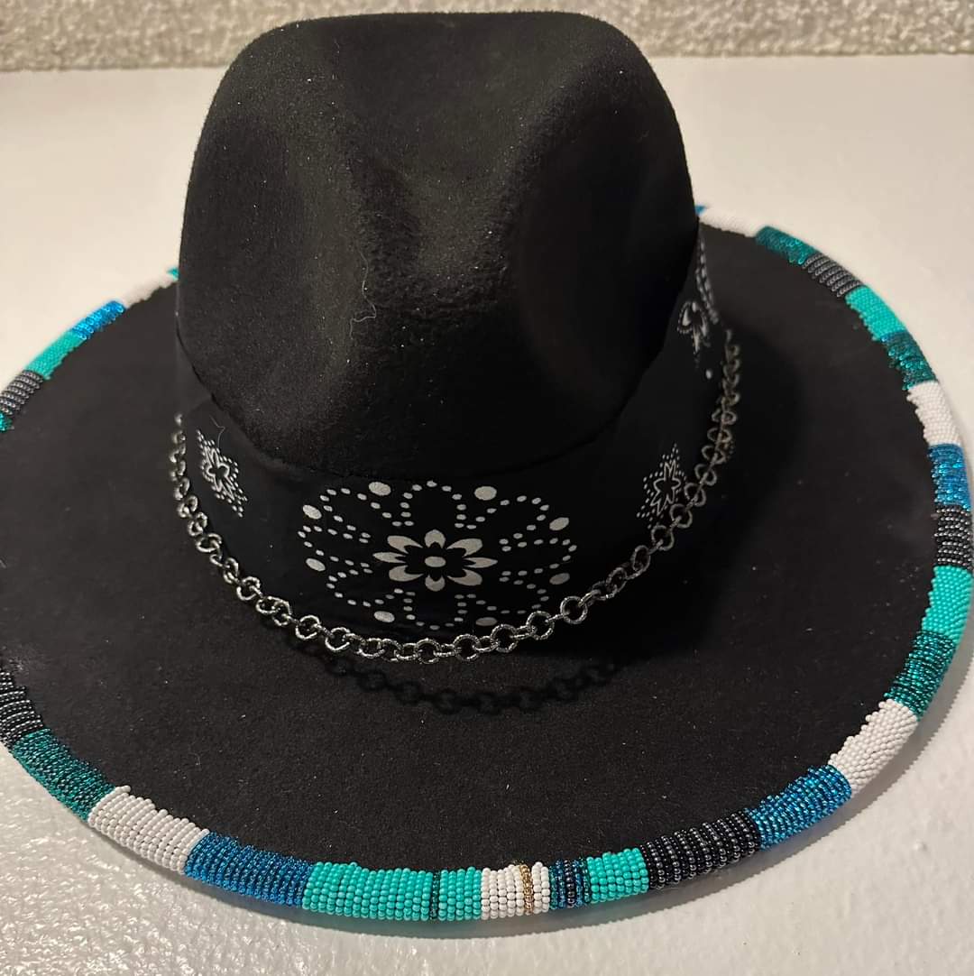 I also bead in my down time me and my wife are trying to get our brand bigger be on the look out for more creations! #NativeAmerican #beading #art #IndigenousPeoples