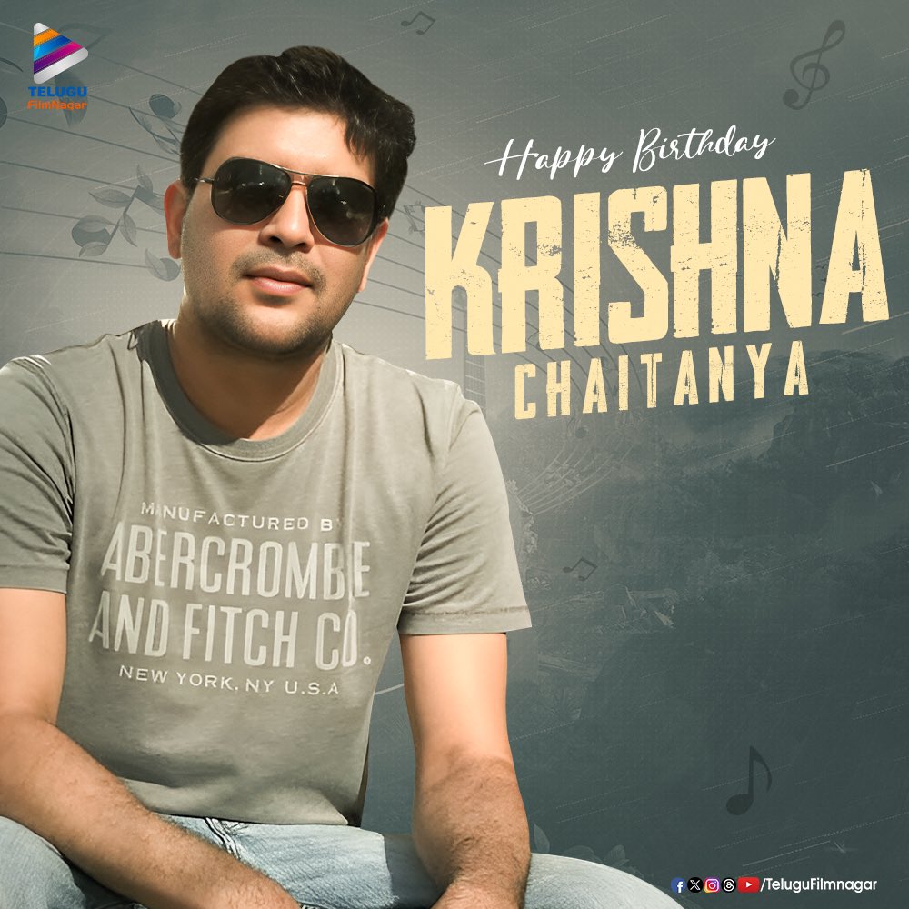 Join us in wishing the multi-faceted #KrishnaChaitanya a very Happy Birthday! 🥳
We wish you all the luck & success for #GangsOfGodavari and other upcoming endeavours!! 🎊

#HappyBirthdayKrishnaChaitanya #HBDKrishnaChaitanya #TFNWishes #TeluguFilmNagar