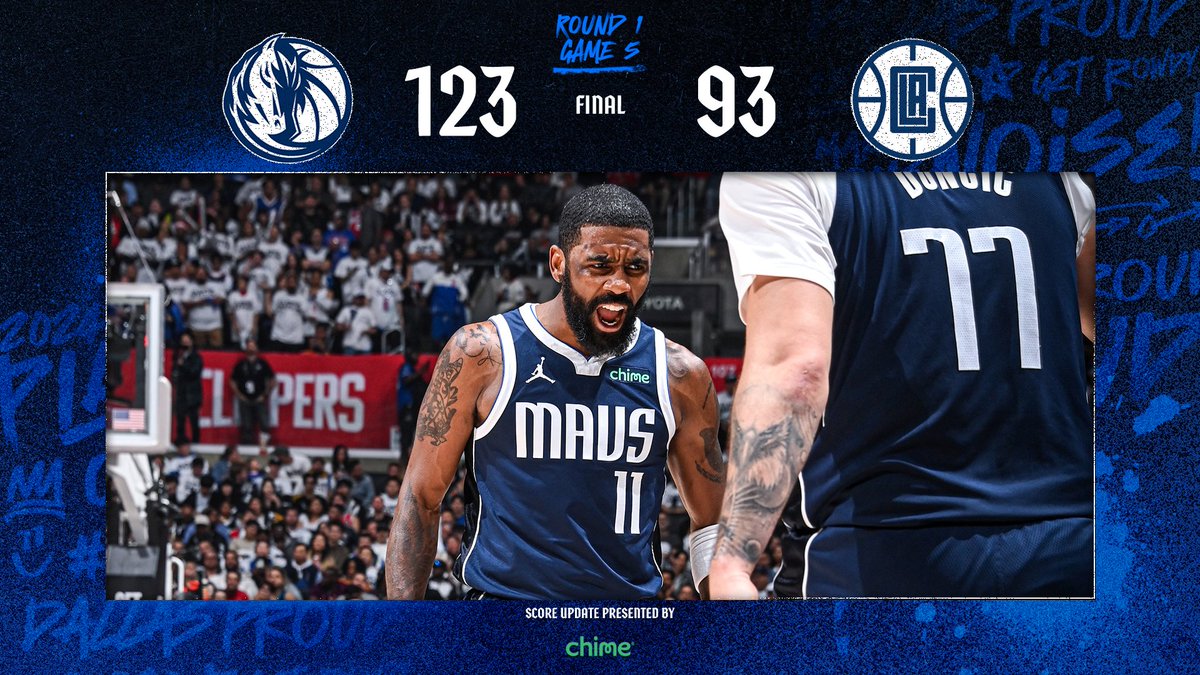 BACK TO DALLAS. MAVS WIN!!

@Chime // #OneForDallas