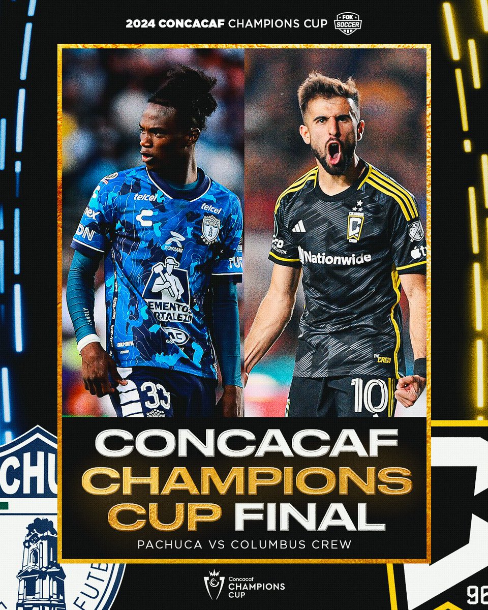 The stage is SET. 🤩🏆

Pachuca vs Columbus Crew. Concacaf Champions Cup Final. 🇲🇽🇺🇸