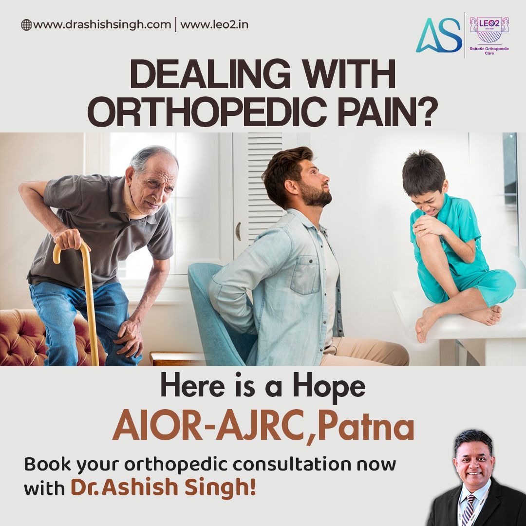 Finding relief from orthopedic pain can seem Tough, but there's hope. With the right expertise and treatment, you can regain mobility and reclaim your life. Take the first step towards a pain-free future by consulting our orthopedic experts today. Embrace hope, embrace healing.