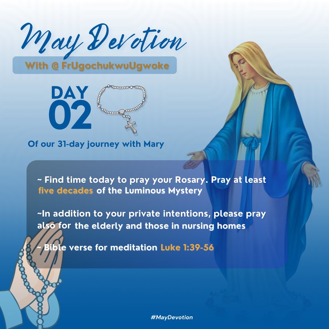 May Devotion:

Day 2