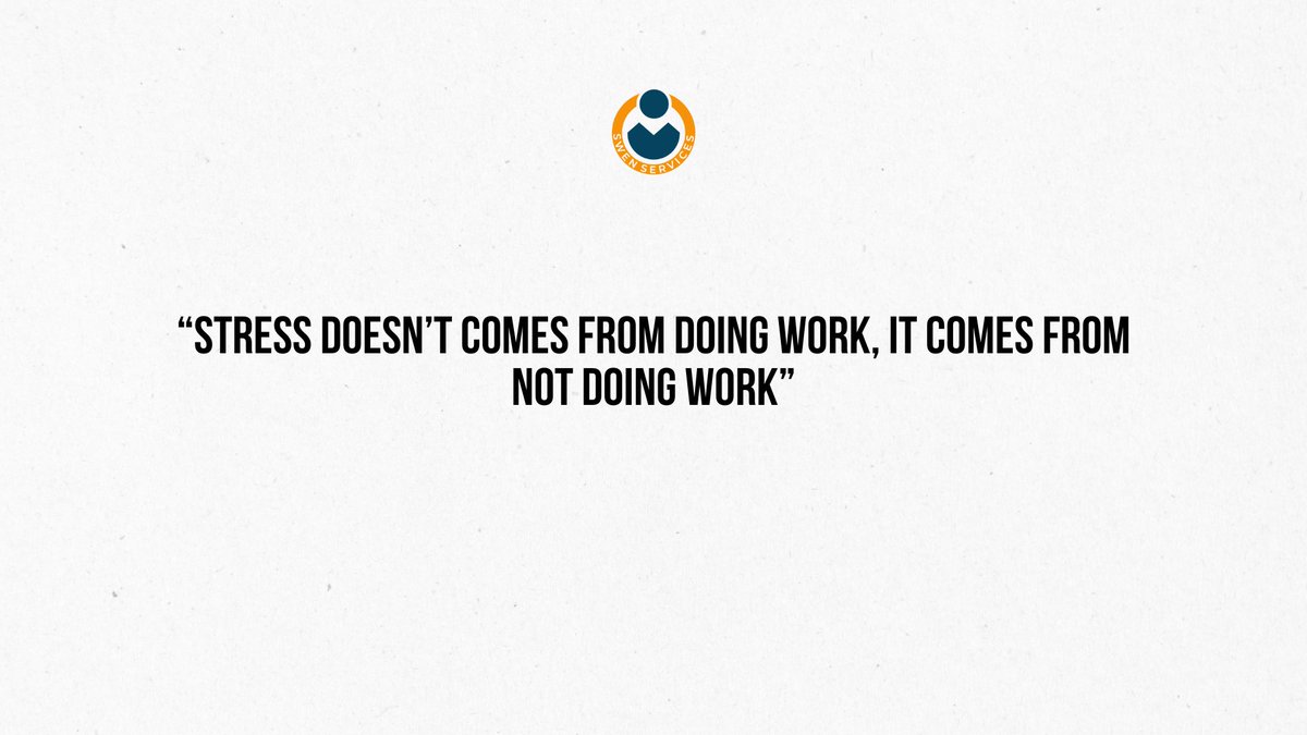 The saying 'stress doesn't come from doing work, it comes from not doing work' underscores the paradoxical nature of stress. While work itself can be demanding and overwhelming, the absence of it can breed its own form of anxiety.
#stress #mindset #accuracy #work #continue