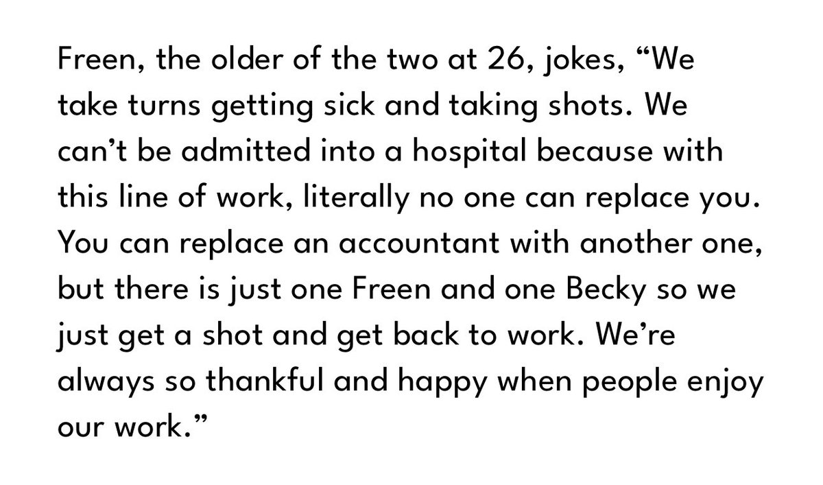 even if she’s saying it in a joking tone, it’s still heartbreaking. 🥺💔

#BAZAARSGxFreenBecky