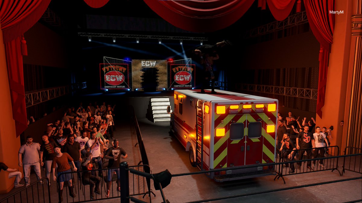 Real scale(small) Hammerstein with stairs IS NOW AVAILABLE ON #WWE2K24 COMMUNITY CREATIONS!

TAGS: MARTYM, ECW 

ENJOY!